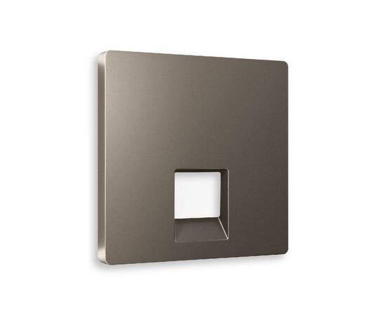 Лицевая панель для компьютерной/телефонной розетки RJ-45/RJ-11 Ambrella Volt Alfa AP6420