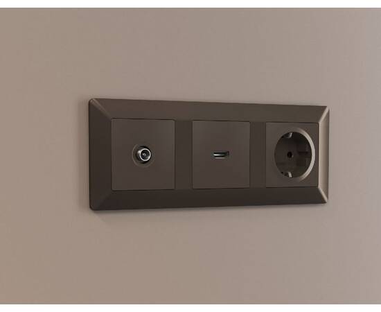 Лицевая панель для TV розетки Ambrella Volt Alfa AP6430, изображение 2