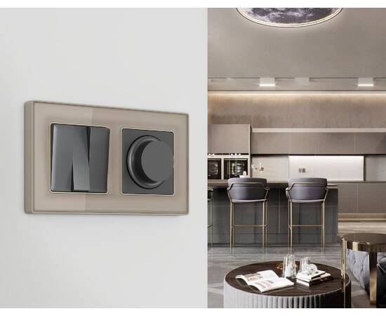 Лицевая панель для светорегулятора универсального Ambrella Volt Alfa AP6555, изображение 2