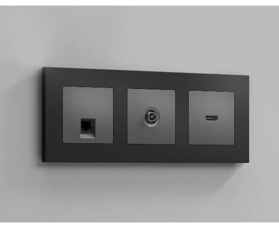 Лицевая панель для TV розетки Ambrella Volt Alfa AP6630, изображение 2