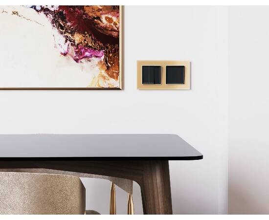 Лицевая панель для выключателя одноклавишного Ambrella Volt Alfa AP8010, изображение 2