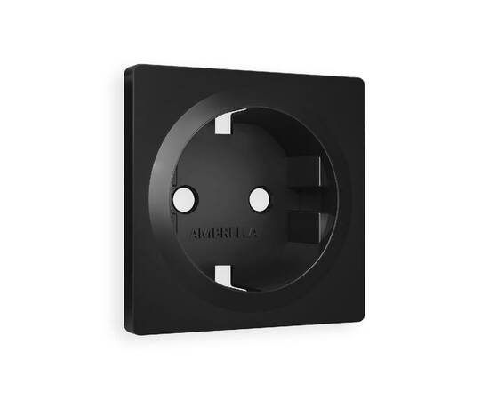 Лицевая панель для розетки с/з Ambrella Volt Alfa AP8060