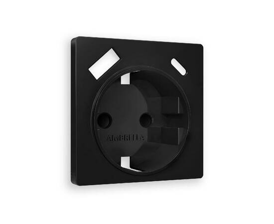 Лицевая панель для розетки с/з со шторками 2USB A+C Ambrella Volt Alfa AP8100