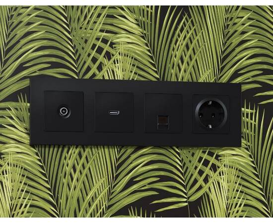 Лицевая панель для TV розетки Ambrella Volt Alfa AP8130, изображение 2