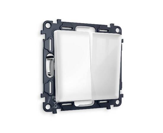 Комплект механизма 2-кл проходного выключателя Ambrella Volt Alfa MA103020