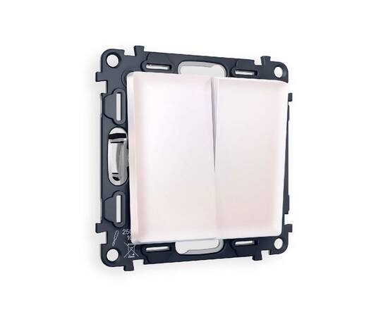 Комплект механизма 2-кл проходного выключателя Ambrella Volt Alfa MA203020