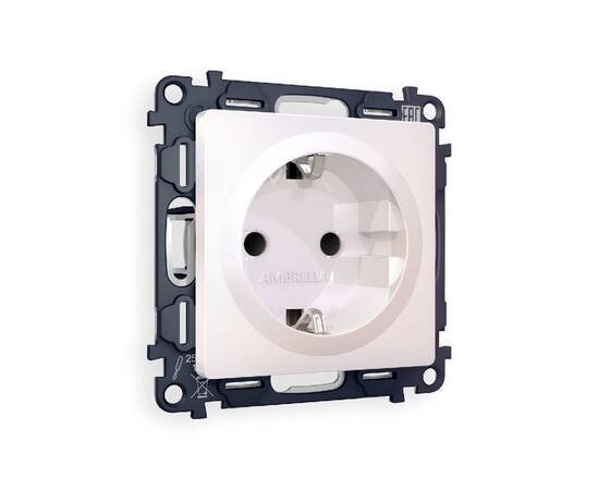 Комплект механизма розетки с/з со шторками Ambrella Volt Alfa MA207010