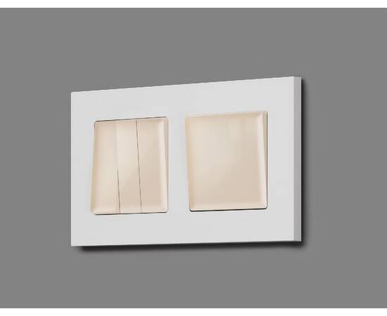 Комплект механизма 1-кл проходного выключателя Ambrella Volt Alfa MA301020, изображение 2