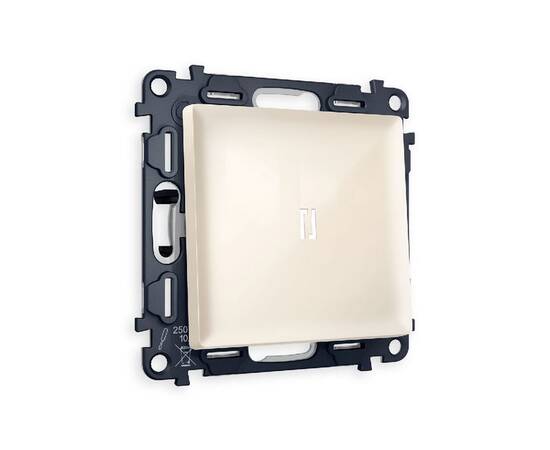 Комплект механизма 1-кл проходного выключателя с подсветкой Ambrella Volt Alfa MA302035