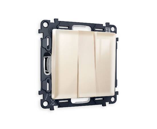 Комплект механизма 3-кл выключателя Ambrella Volt Alfa MA305010