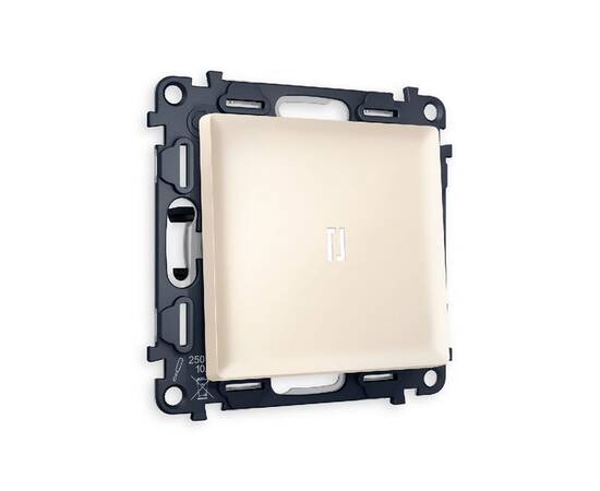 Комплект механизма 1-кл выключателя с подсветкой Ambrella Volt Alfa MA322015