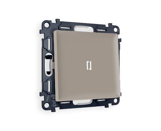 Комплект механизма 1-кл проходного выключателя с подсветкой Ambrella Volt Alfa MA362035