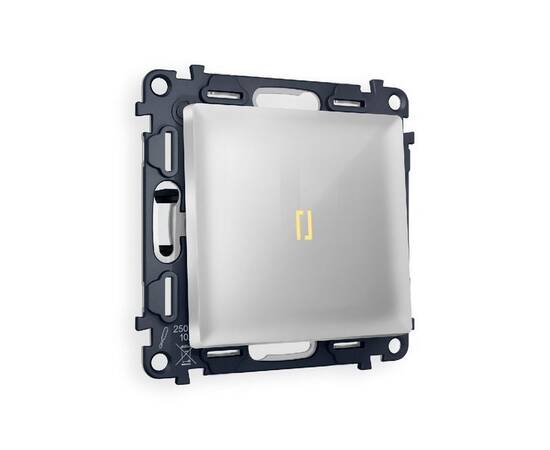 Комплект механизма 1-кл выключателя с подсветкой Ambrella Volt Alfa MA402010