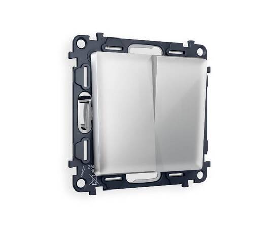 Комплект механизма 2-кл проходного выключателя Ambrella Volt Alfa MA403020