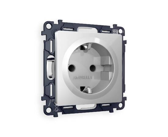 Комплект механизма розетки с/з со шторками Ambrella Volt Alfa MA407010