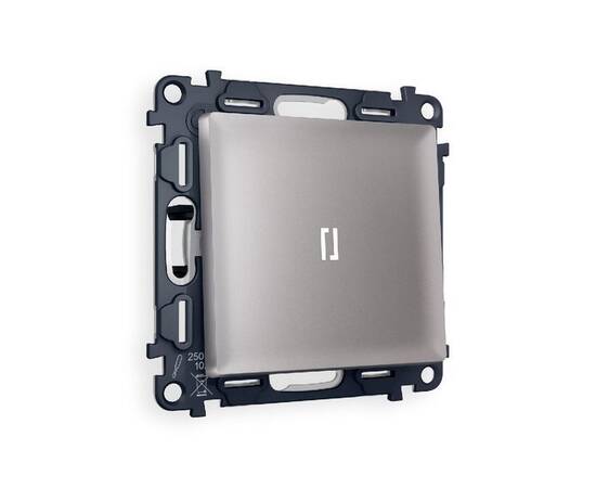 Комплект механизма 1-кл выключателя с подсветкой Ambrella Volt Alfa MA502015