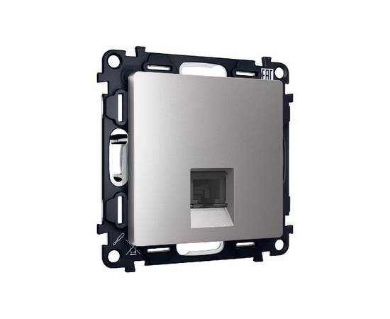 Комплект механизма компьютерной розетки RJ-45(8P8C) CAT6 со шторкой Ambrella Volt Alfa MA512010