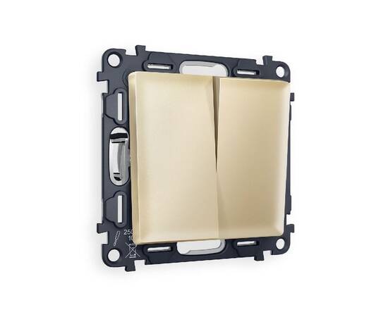 Комплект механизма 2-кл выключателя Ambrella Volt Alfa MA603010