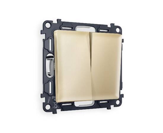 Комплект механизма 2-кл проходного выключателя Ambrella Volt Alfa MA603020