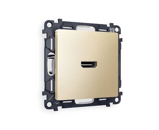 Комплект механизма розетки HDMI 2.0 40V/500mA 2.0GHz 5-18Gbit/s Ambrella Volt Alfa MA614010