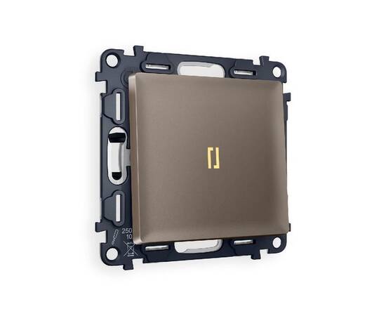 Комплект механизма 1-кл выключателя с подсветкой Ambrella Volt Alfa MA632010