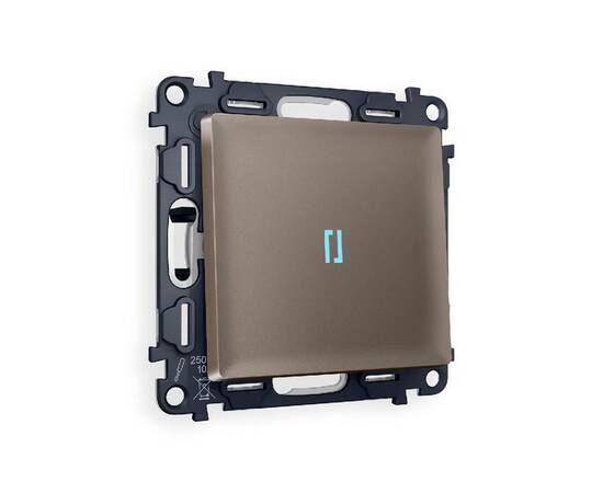 Комплект механизма 1-кл выключателя с подсветкой Ambrella Volt Alfa MA632020