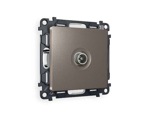 Комплект механизма TV розетки проходной 5-1000 MHz 4dB Ambrella Volt Alfa MA643030