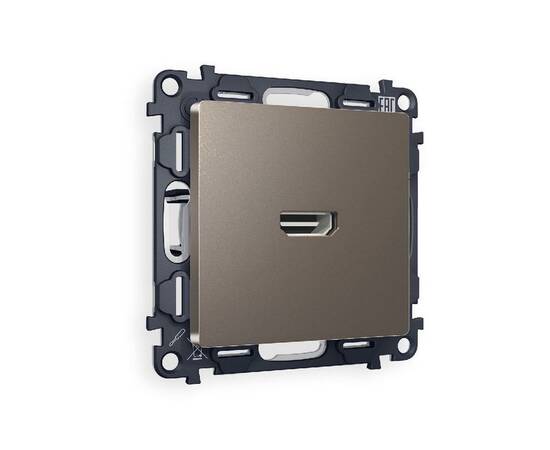 Комплект механизма розетки HDMI 2.0 40V/500mA 2.0GHz 5-18Gbit/s Ambrella Volt Alfa MA644010