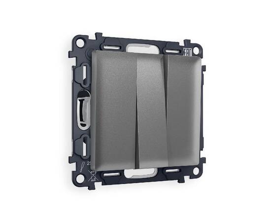 Комплект механизма 3-кл выключателя Ambrella Volt Alfa MA655010