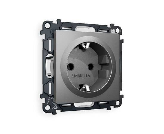 Комплект механизма розетки с/з на винтовых зажимах Ambrella Volt Alfa MA656010