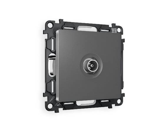 Комплект механизма TV розетки оконечной 50-870 MHz 1dB Ambrella Volt Alfa MA663010