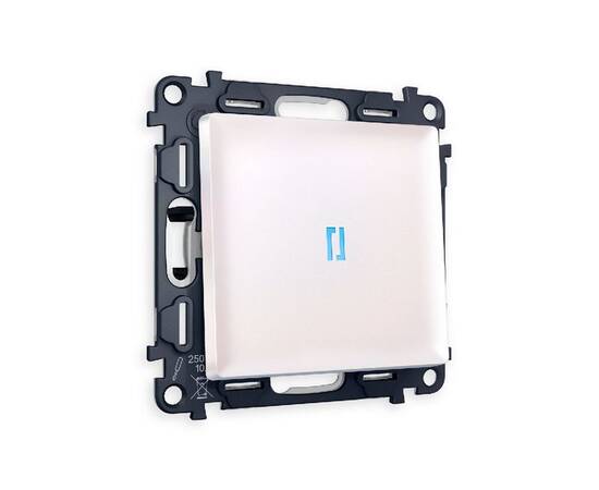 Комплект механизма 1-кл выключателя с подсветкой Ambrella Volt Alfa MA202020