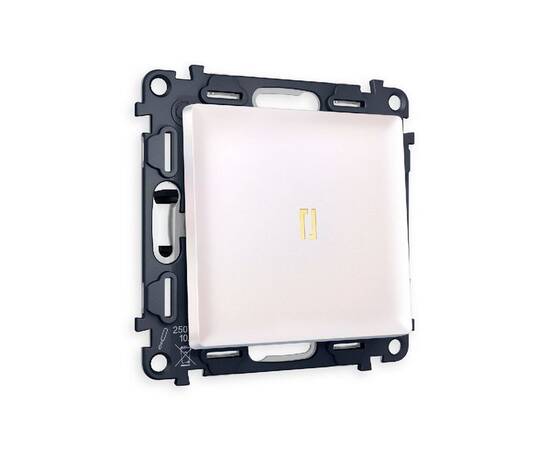 Комплект механизма 1-кл проходного выключателя с подсветкой Ambrella Volt Alfa MA202030