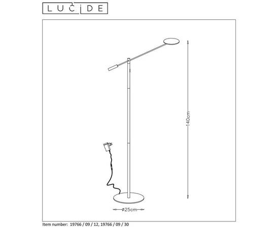 Торшер Lucide Anselmo 19766/09/12, изображение 6