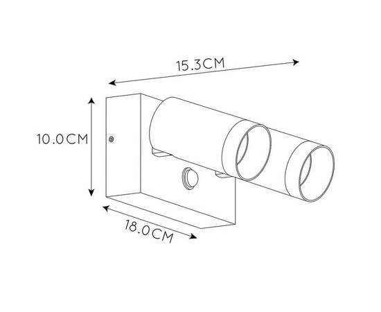 Уличный настенный светильник Lucide Taylor 09831/02/31, изображение 2
