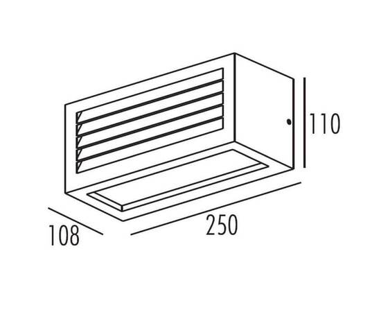 Уличный настенный светильник Lucide Dimo 27853/01/30, изображение 2