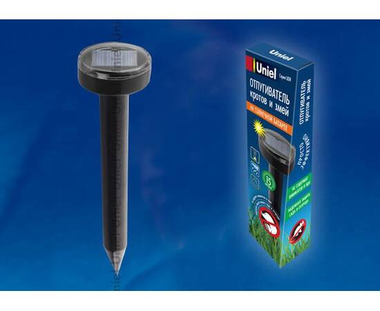 Отпугиватель кротов и змей Uniel UDR-S20 Sol Black UL-00000852, изображение 2