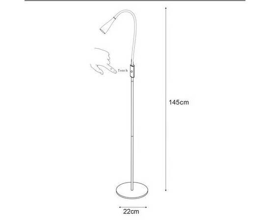 Торшер Lucide Zozy 18756/03/30, изображение 2