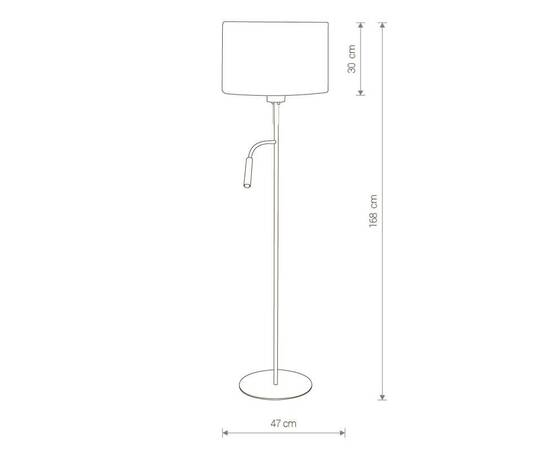 Торшер Nowodvorski Hotel Plus 9074, изображение 2