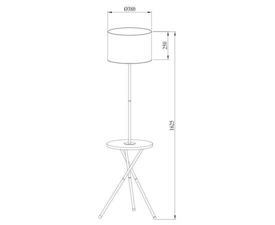 Торшер Arte Lamp Combo A2070PN-1BK, изображение 2