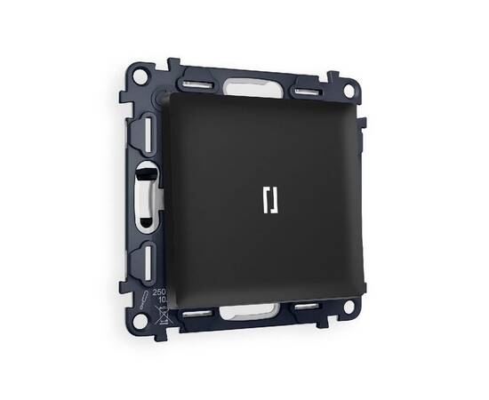 Комплект механизма 1-кл проходного выключателя с подсветкой Ambrella Volt Alfa MA802035