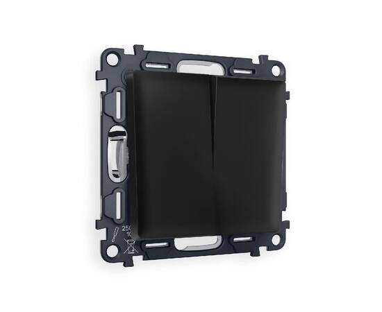 Комплект механизма 2-кл проходного выключателя Ambrella Volt Alfa MA803020