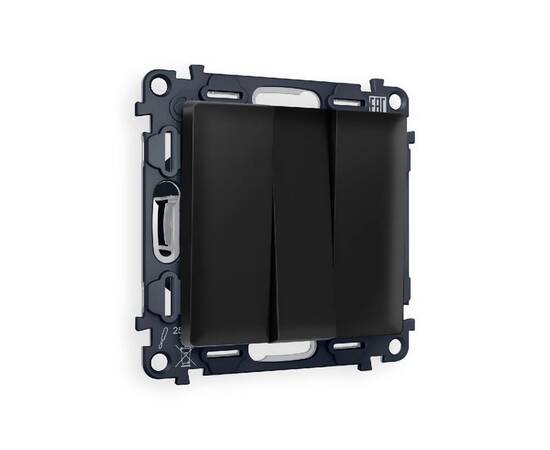 Комплект механизма 3-кл выключателя Ambrella Volt Alfa MA805010