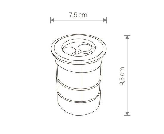 Ландшафтный светодиодный светильник Nowodvorski Picco Led 9104, изображение 2