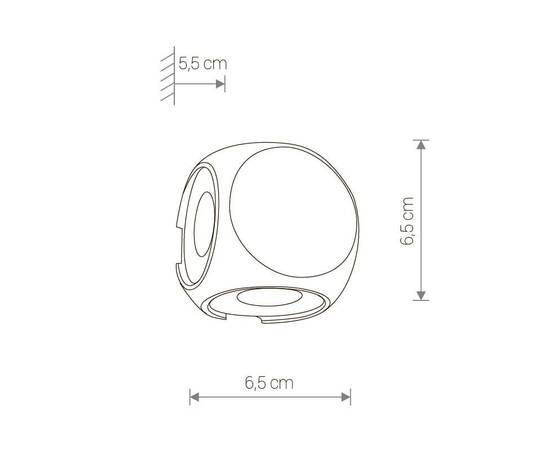 Уличный настенный светодиодный светильник Nowodvorski Argos 9114, изображение 2