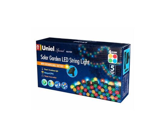 Гирлянда на солнечных батареях 500см разноцветная Uniel Special USL-S-122/PT5000 Milkyway 05306, изображение 8