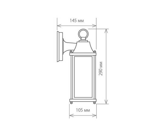 Уличный настенный cветильник Elektrostandard 1008D Brick белый a038439, изображение 2