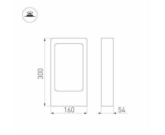 Уличный светодиодный светильник Arlight LGD-PATH-FRAME-H300-7W Warm3000 021928(1), изображение 3