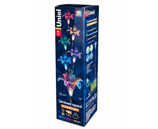 Светильник на солнечных батареях Uniel USL-S-104/MT810 Lily 07288, изображение 7