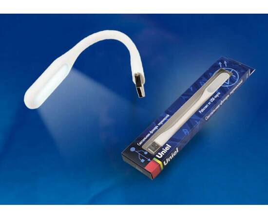 Переносной светодиодный фонарь Uniel Usb-зарядка 170х15 260 лм TLD-541 White UL-00000253, изображение 2